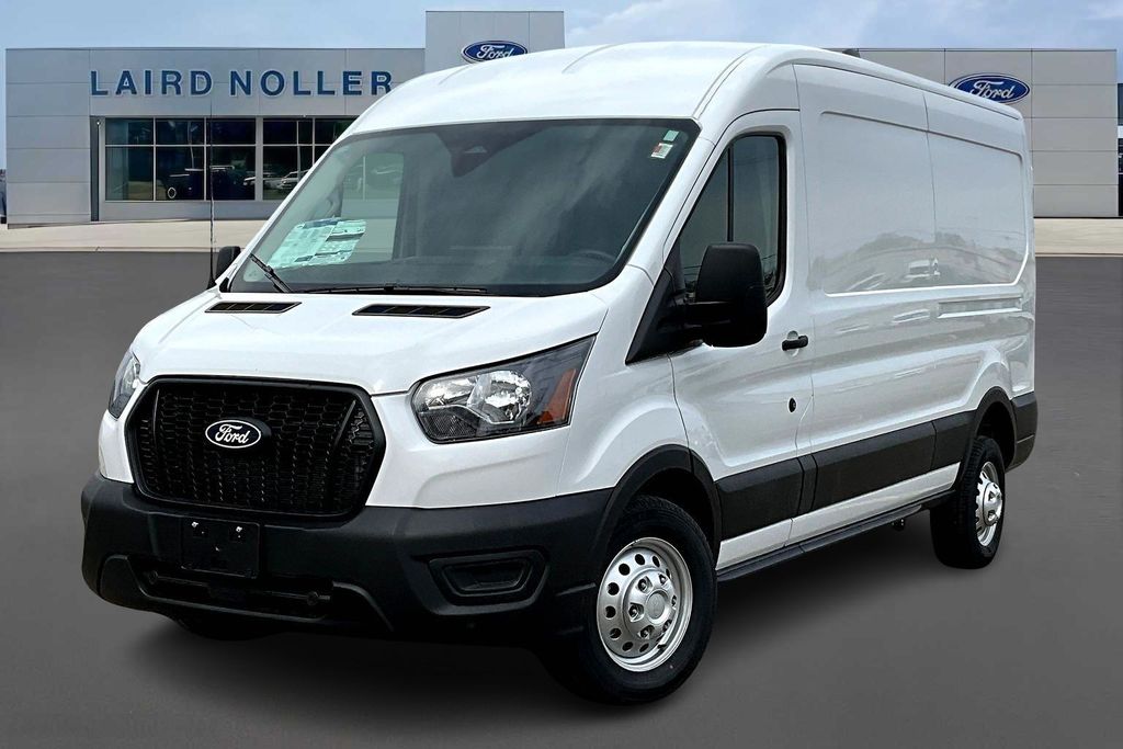 Oxford White 2026 Ford Transit Cargo 250 Medium Roof LB AWD Van All-Wheel Drive