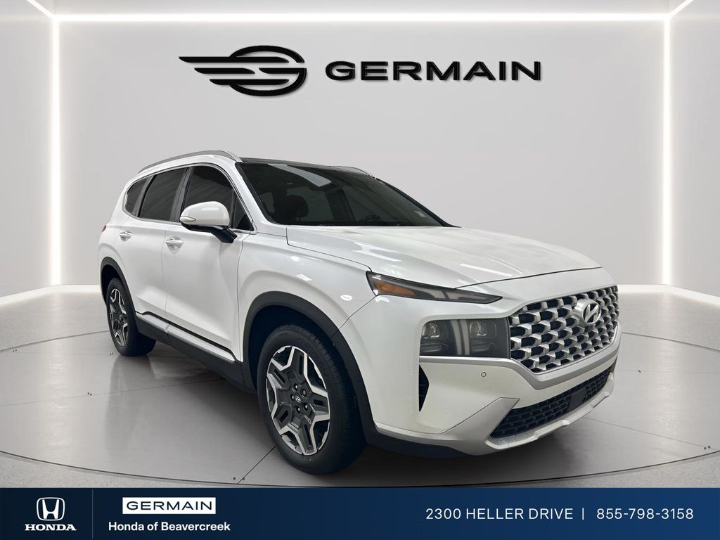 Quartz White 2022 Hyundai Santa Fe SUV / Crossover Front-Wheel Drive Automatic