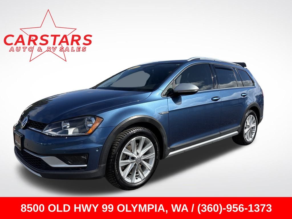 2017 Night Blue Volkswagen Golf Alltrack TSI SE AWD Crossover