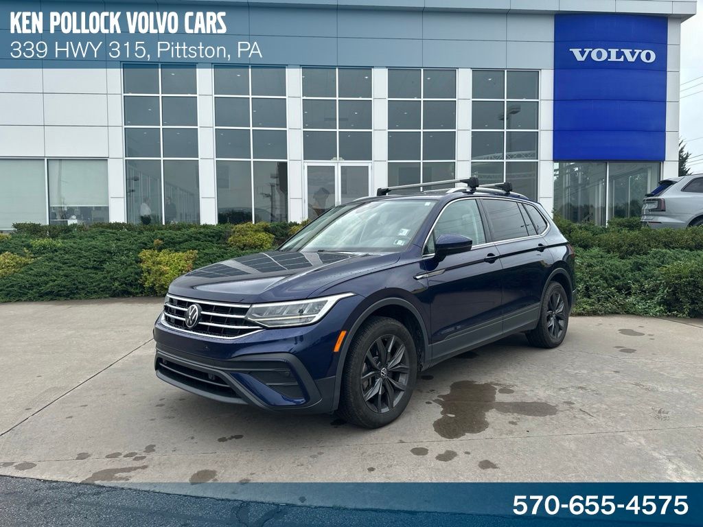 Atlantic Blue Metallic 2023 Volkswagen Tiguan SUV / Crossover All-Wheel Drive 8-Speed Automatic