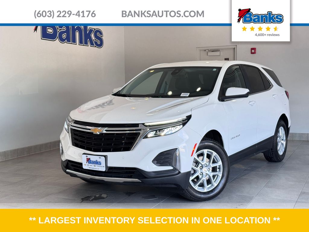 Summit White 2023 Chevrolet Equinox SUV / Crossover Four-Wheel Drive 6-Speed Automatic Overdrive