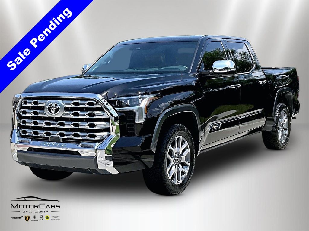Midnight Black Metallic 2025 Toyota Tundra Pickup Truck Four-Wheel Drive Automatic