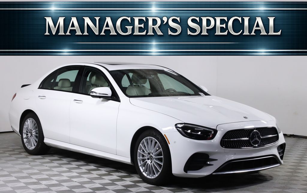 Polar White 2023 Mercedes-Benz E-Class Sedan All-Wheel Drive 9-Speed Automatic