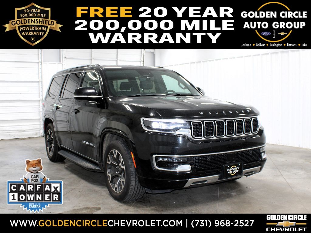 Diamond Black Crystal Pearlcoat 2024 Jeep Wagoneer SUV / Crossover Four-Wheel Drive 8-Speed Automatic