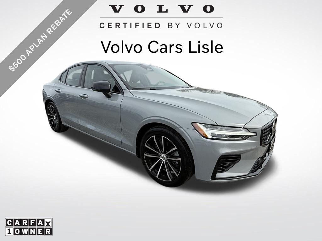 Vapour Gray Metallic 2024 Volvo S60 Recharge T8 Plus Dark Theme eAWD Sedan All-Wheel Drive Automatic
