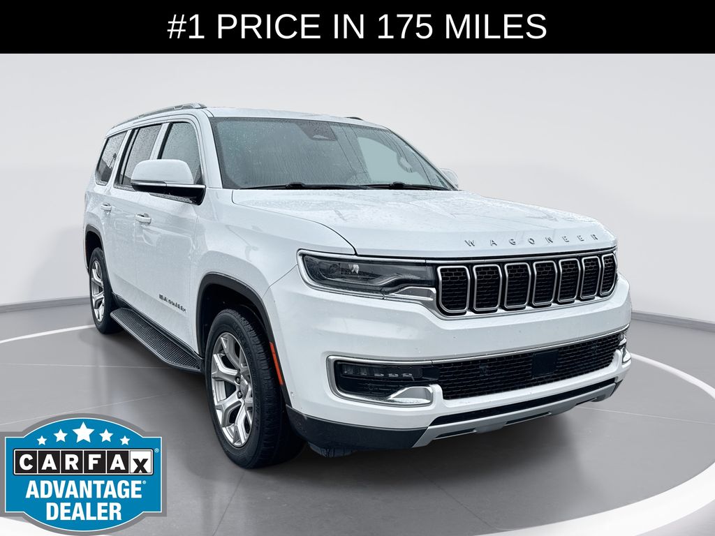 Bright White Clearcoat 2022 Jeep Wagoneer Series II RWD SUV / Crossover 4X2 8-Speed Automatic