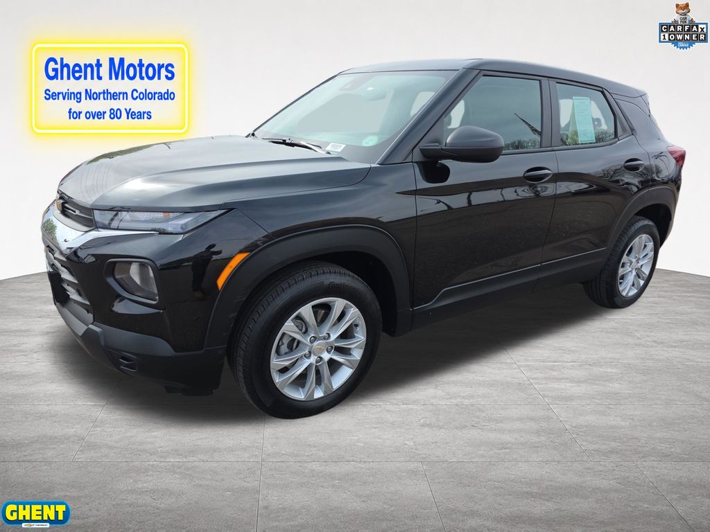 Mosaic Black Metallic 2021 Chevrolet Trailblazer LS AWD SUV / Crossover Four-Wheel Drive 9-Speed Automatic