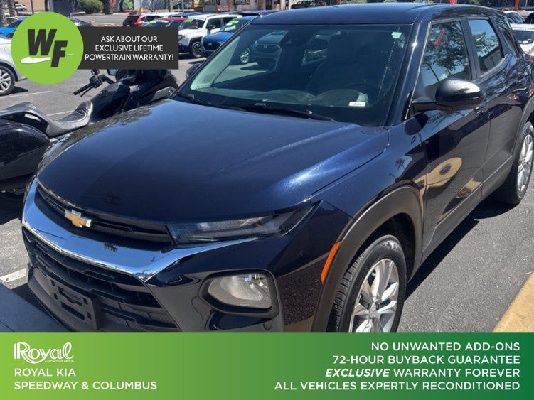 Midnight Blue Metallic 2021 Chevrolet Trailblazer LS FWD SUV / Crossover Front-Wheel Drive Continuously Variable Transmission