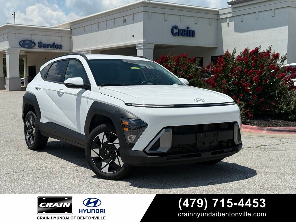 White 2024 Hyundai Kona SUV / Crossover All-Wheel Drive Continuously Variable Transmission