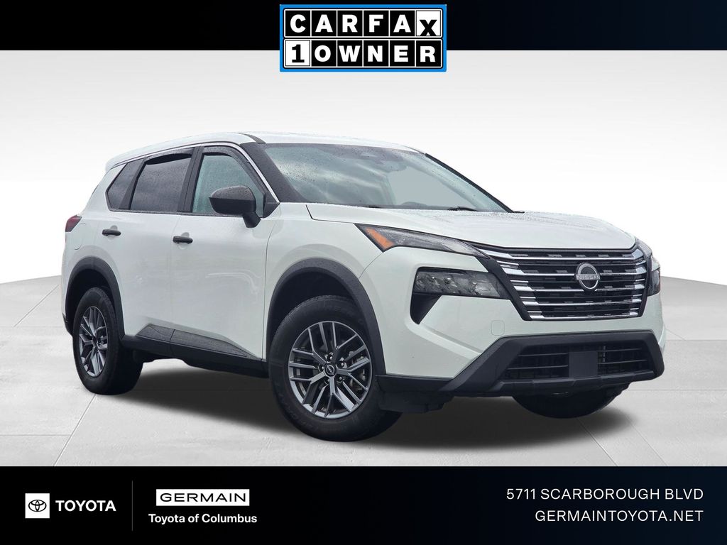 Glacier White 2024 Nissan Rogue SUV / Crossover All-Wheel Drive Continuously Variable Transmission