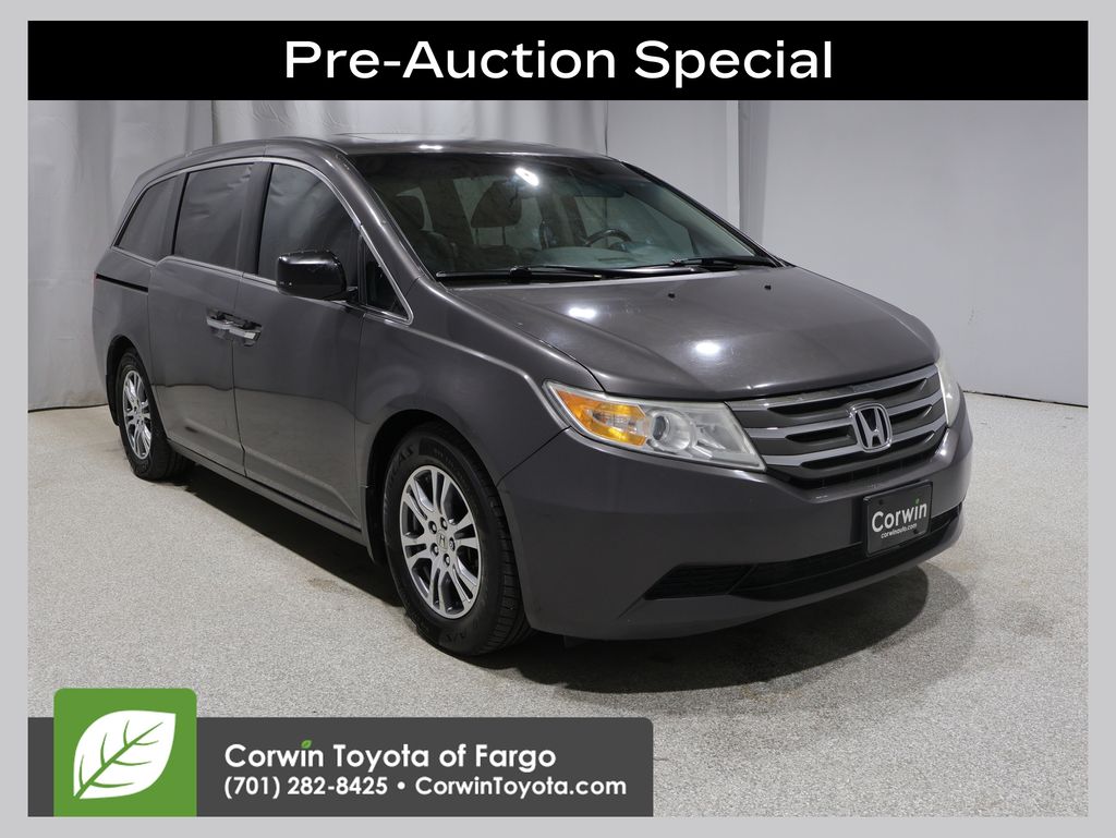 Smoky Topaz Metallic 2012 Honda Odyssey EX-L FWD Minivan Front-Wheel Drive 5-Speed Automatic