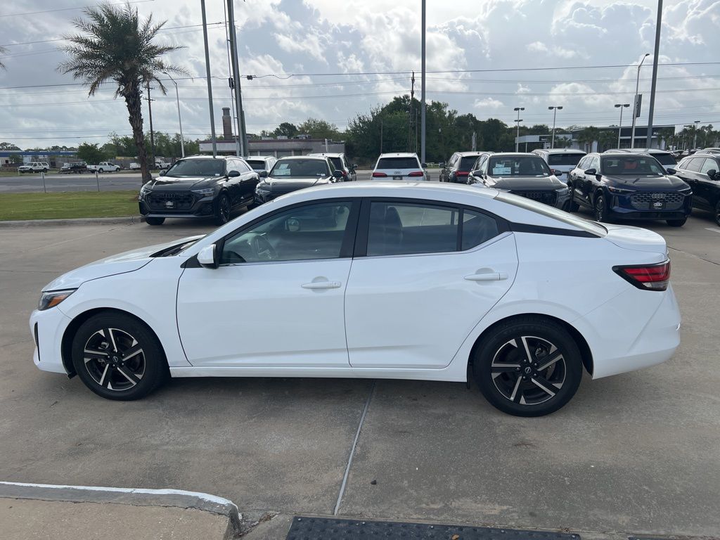 White (Fresh Powder) 2024 Nissan Sentra SV FWD Sedan Front-Wheel Drive Continuously Variable Transmission
