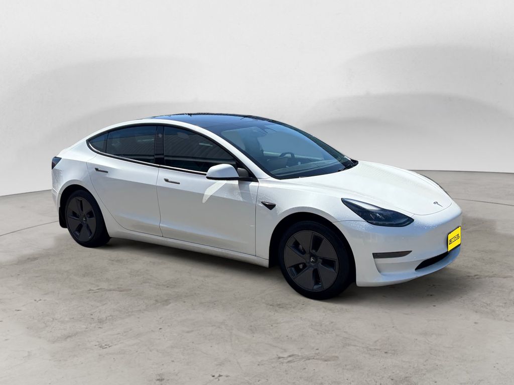 Used 2023 White Tesla Base image 3