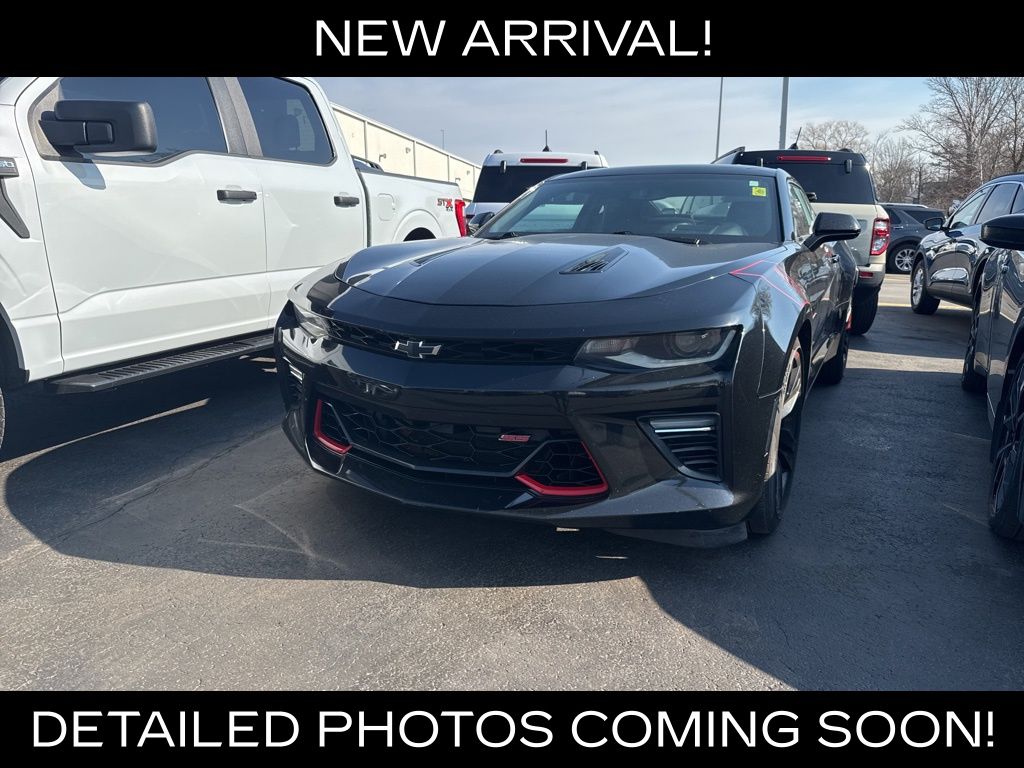 Black 2017 Chevrolet Camaro 2SS Coupe RWD Coupe Rear-Wheel Drive 8-Speed Automatic
