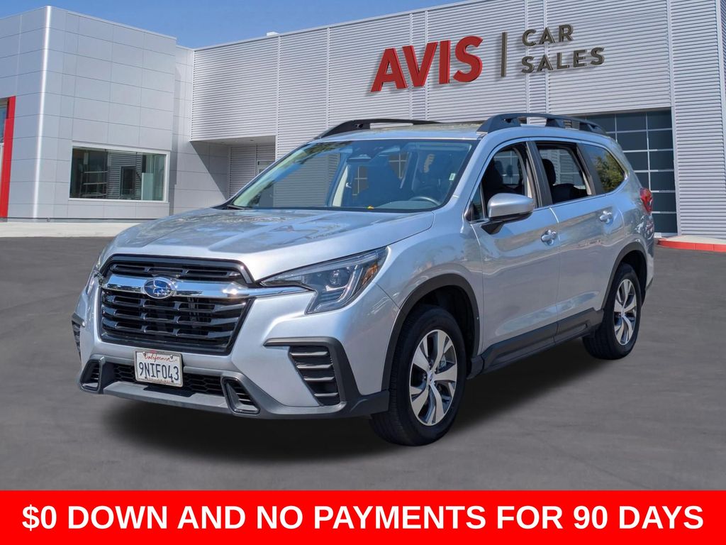 Ice Silver Metallic 2025 Subaru Ascent Premium 7-Passenger AWD SUV / Crossover All-Wheel Drive Continuously Variable Transmission