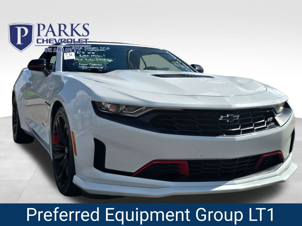 Summit White 2023 Chevrolet Camaro Convertible Rear-Wheel Drive Automatic