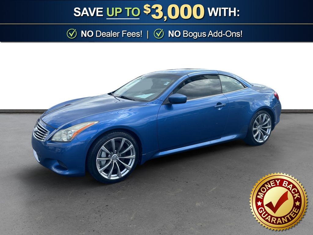 Athens Blue 2009 INFINITI G37 Convertible Rear-Wheel Drive 7-Speed Automatic