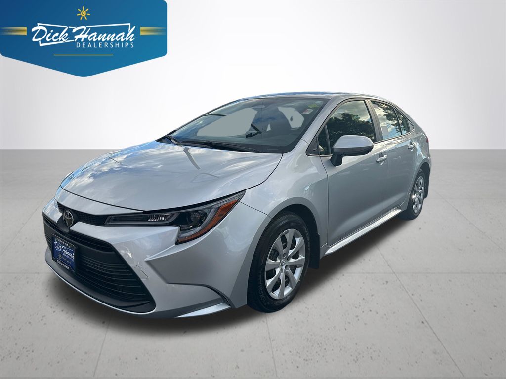 Classic Silver Metallic 2026 Toyota Corolla LE FWD Sedan Front-Wheel Drive Continuously Variable Transmission
