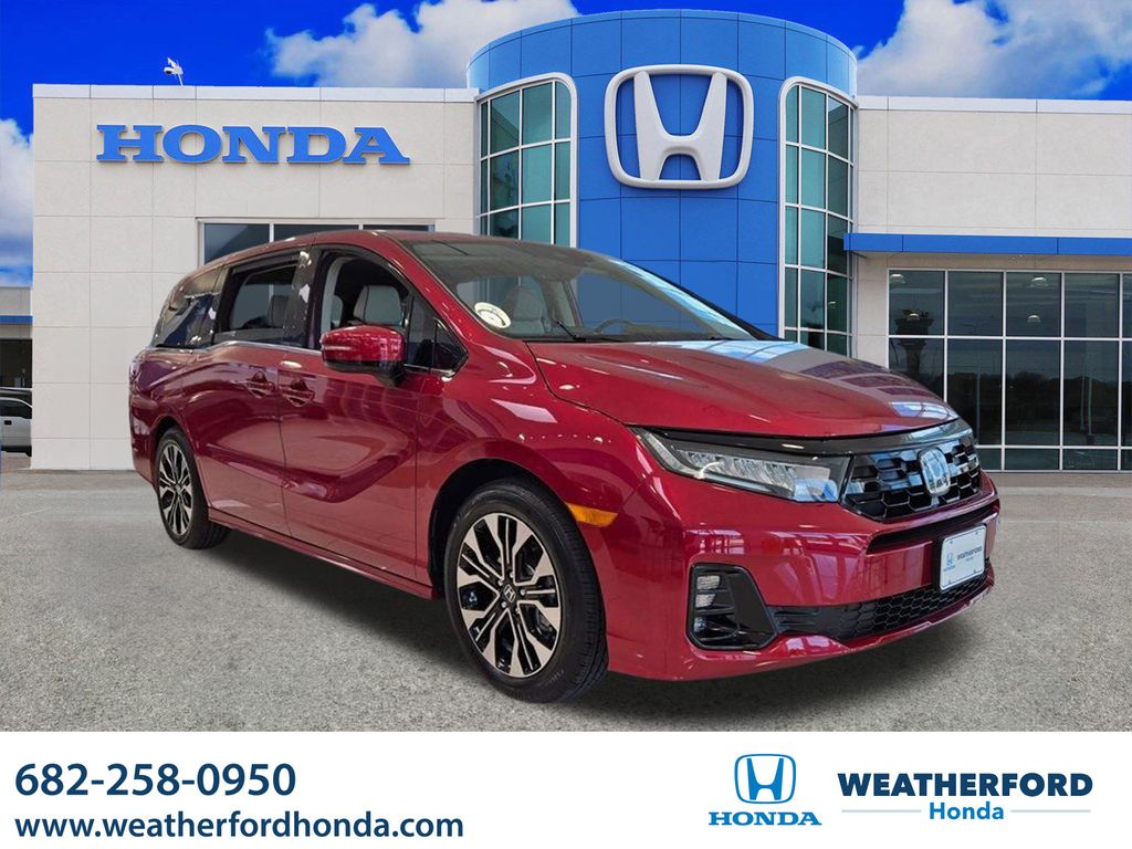 Red 2026 Honda Odyssey Minivan Front-Wheel Drive Automatic