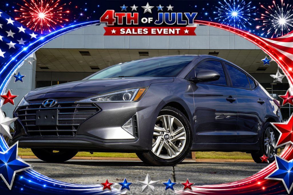 Machine Gray 2019 Hyundai Elantra Sedan Front-Wheel Drive 6-Speed Automatic