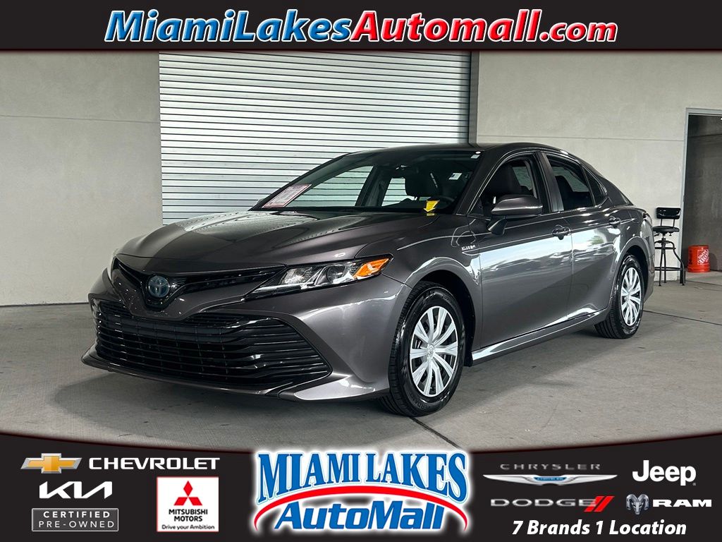 Brownstone 2020 Toyota Camry Hybrid Sedan Front-Wheel Drive Continuously Variable Transmission