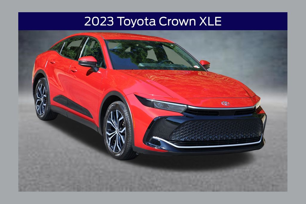 Red 2023 Toyota Crown Sedan All-Wheel Drive Continuously Variable Transmission