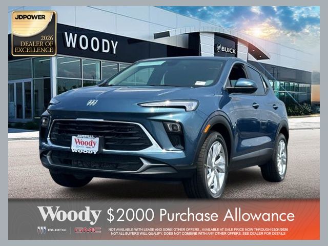 Ocean Blue Metallic 2026 Buick Encore GX SUV / Crossover Front-Wheel Drive Continuously Variable Transmission