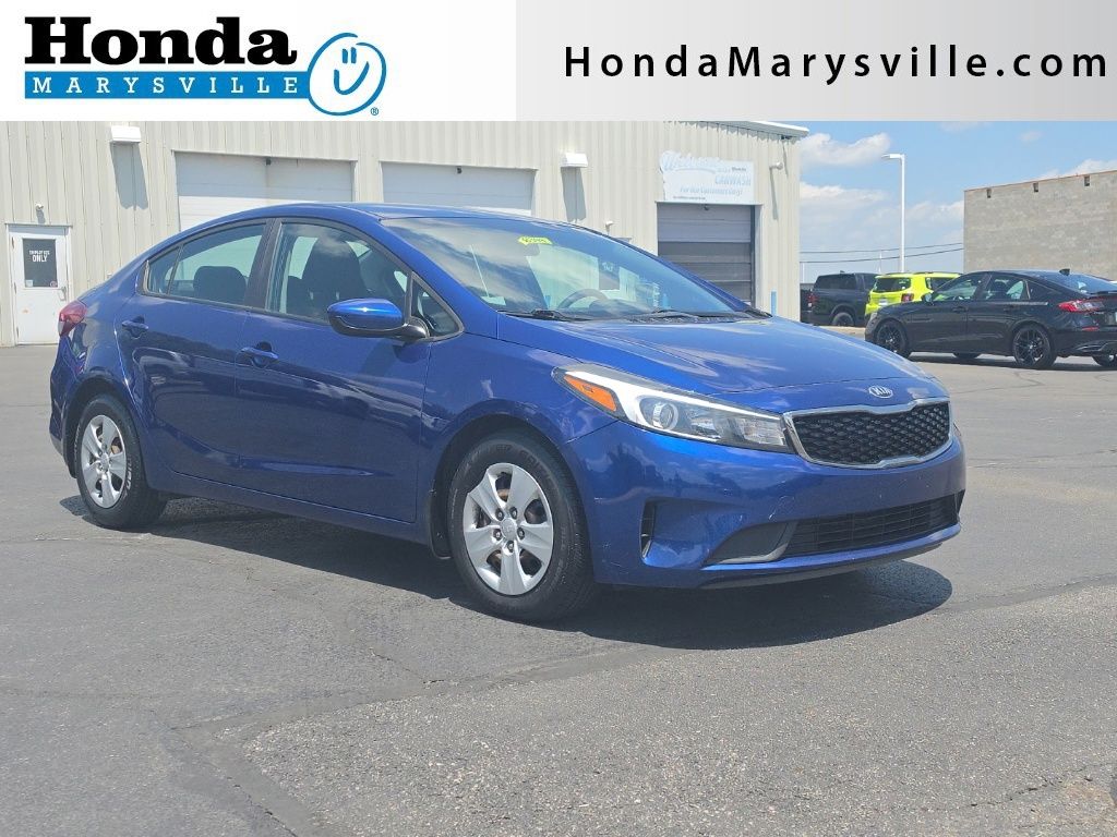Deep Sea Blue 2018 Kia Forte Sedan Front-Wheel Drive 6-Speed Automatic