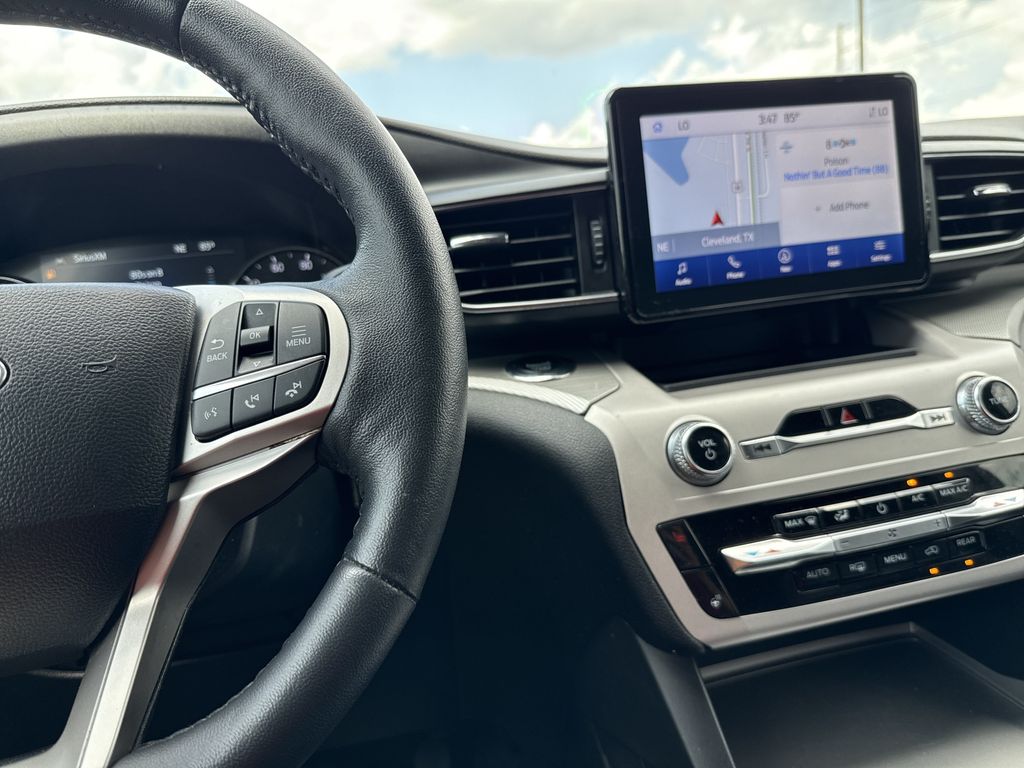 2023 Ford Explorer XLT White at DeMontrond Automotive Group