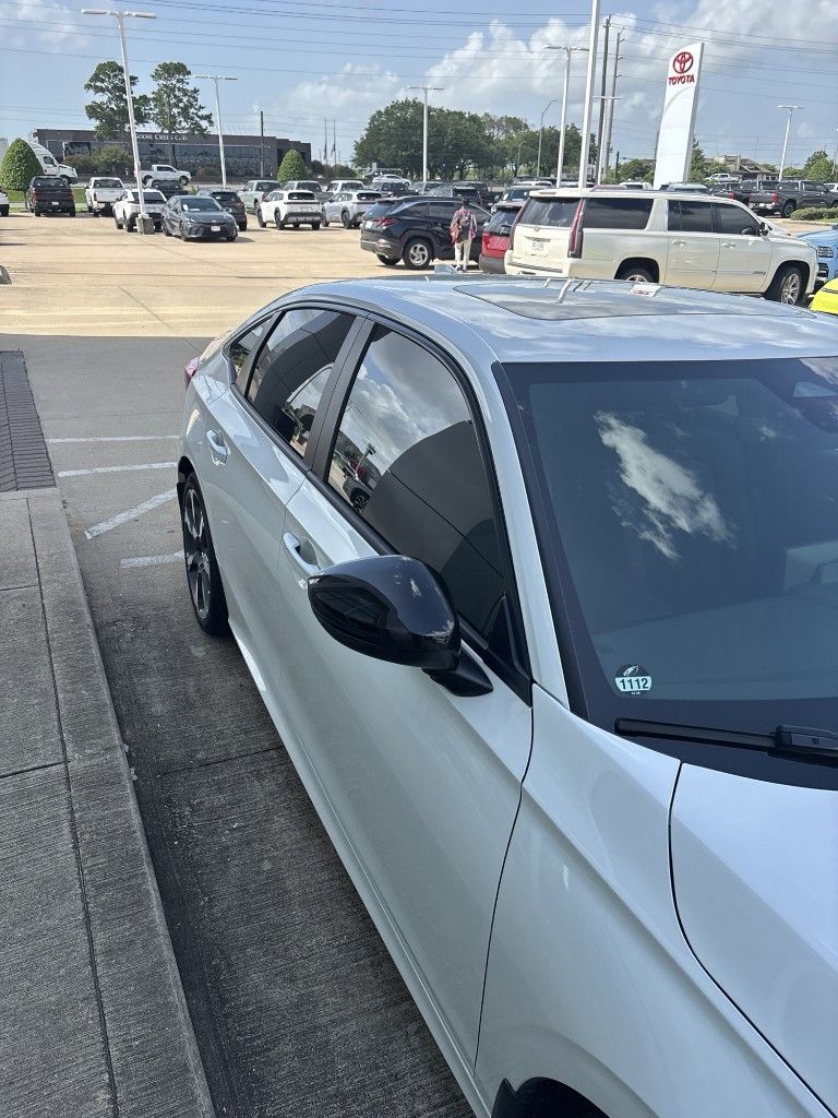 2025 Honda Civic Hybrid Sport Touring White at Classic Elite Chevrolet Sugar Land