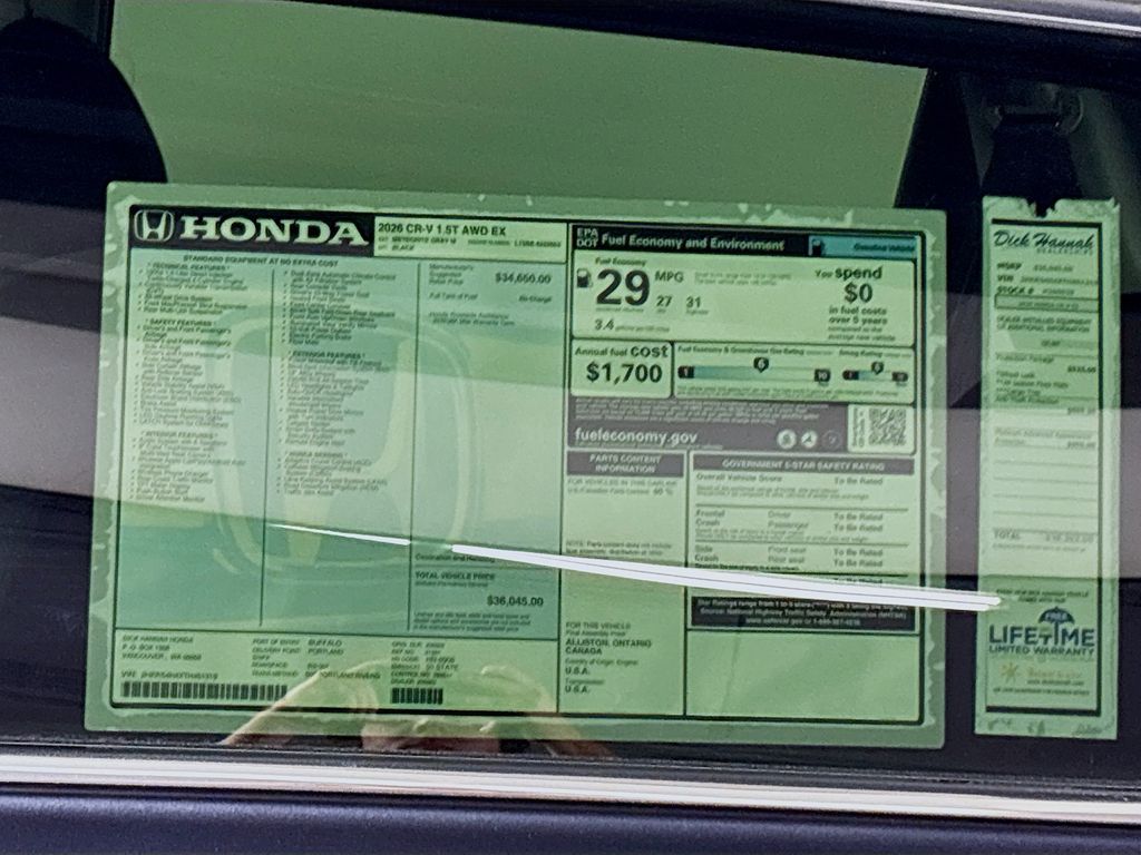 2026 Honda CR-V EX