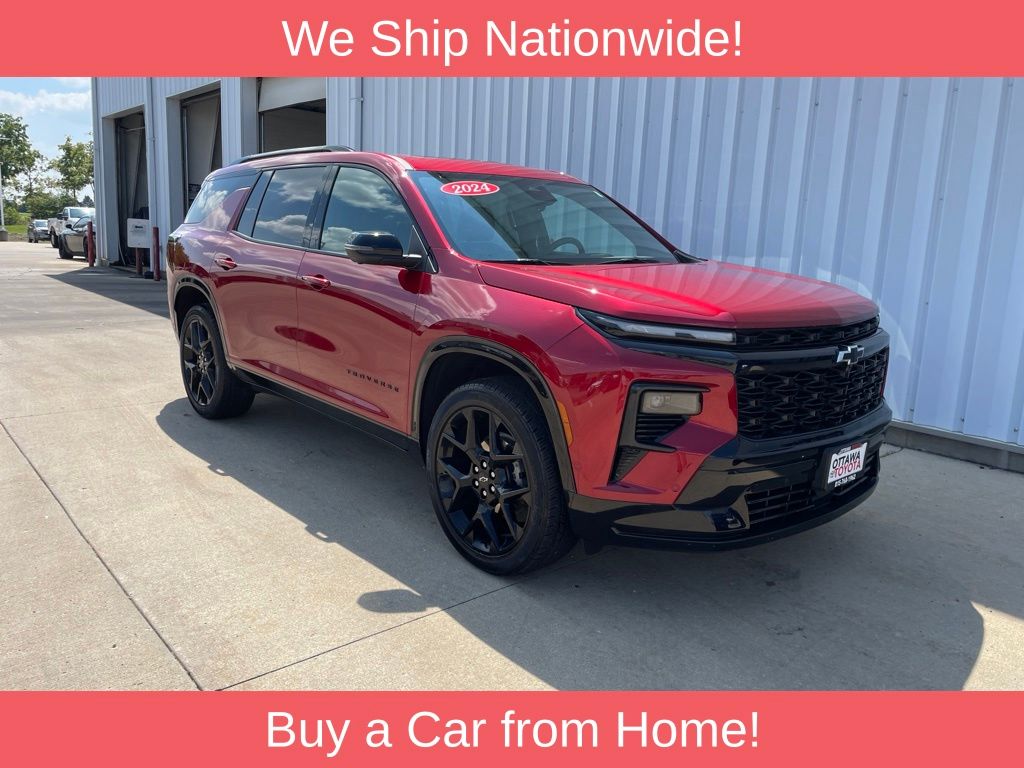 Radiant Red Tintcoat 2024 Chevrolet Traverse SUV / Crossover Four-Wheel Drive 8-Speed Automatic