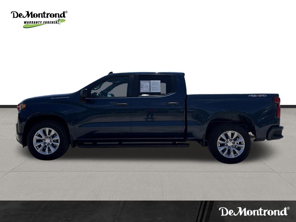 2021 Chevrolet Silverado 1500 Custom Blue at Bravo Nissan