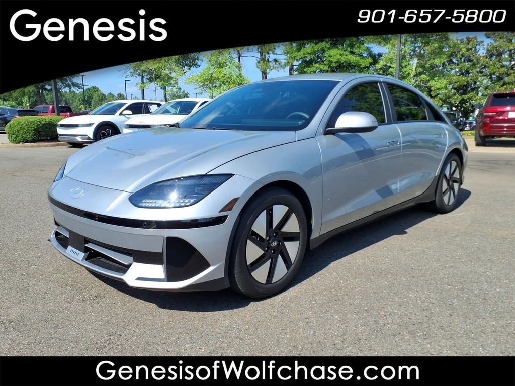 Curated Silver 2024 Hyundai Ioniq 6 Sedan Rear-Wheel Drive 1-Speed Automatic