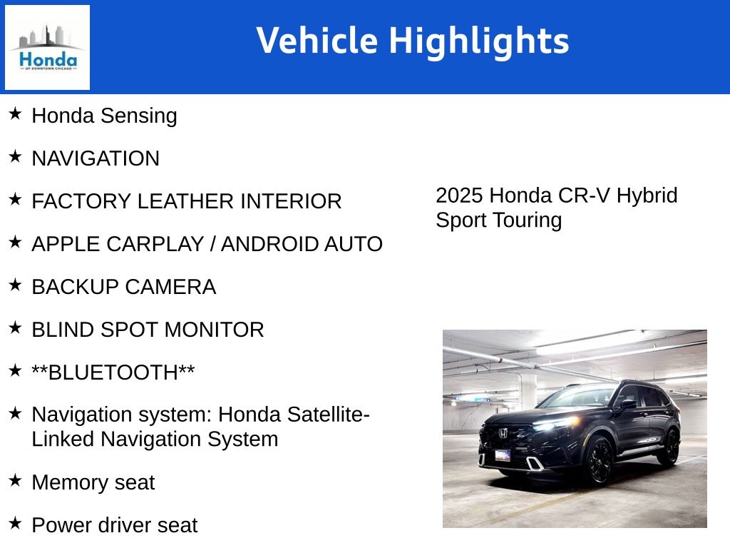 2025 Honda CR-V Hybrid Sport Touring 7