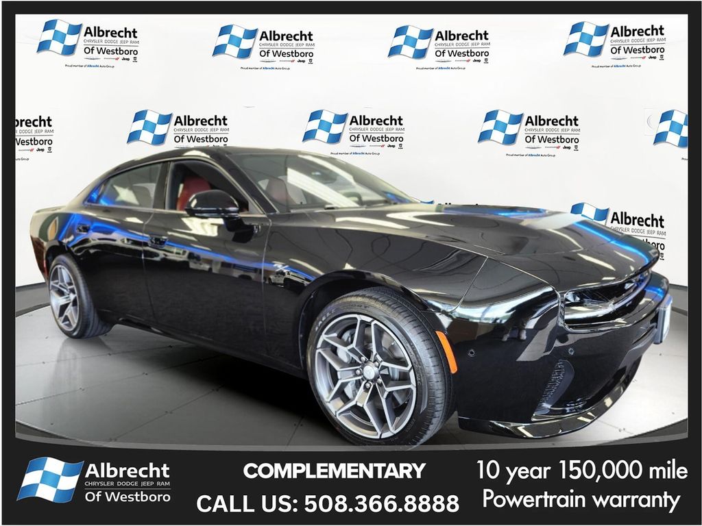 Diamond Black Crystal Pearlcoat 2026 Dodge Charger Sedan All-Wheel Drive 8-Speed Automatic
