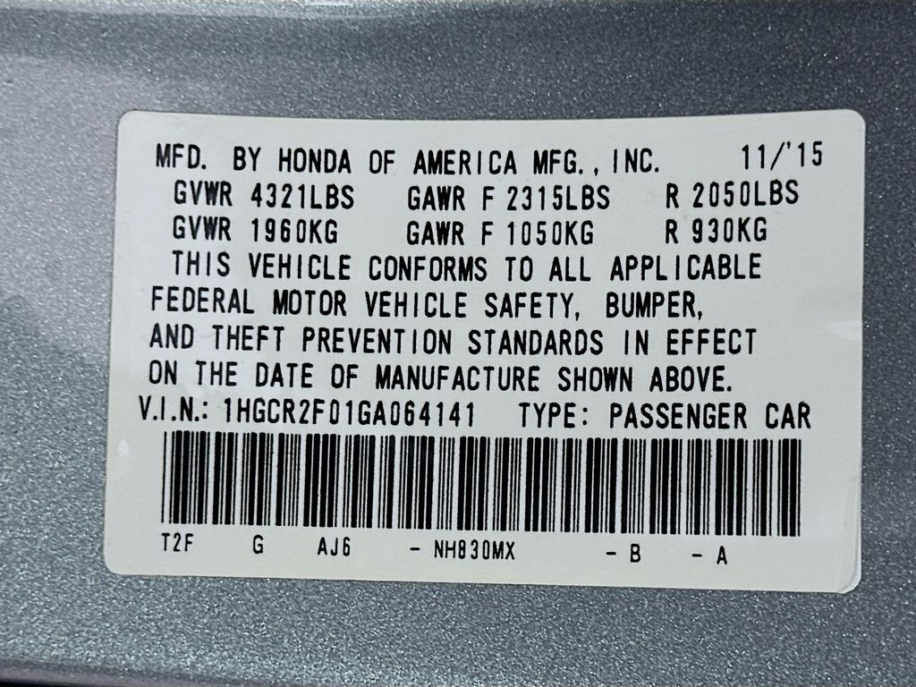 Thumbnail: 2016 Honda Accord - 32