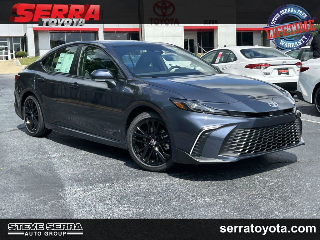 Midnight Black Metallic 2026 Toyota Camry Sedan Front-Wheel Drive Continuously Variable Transmission