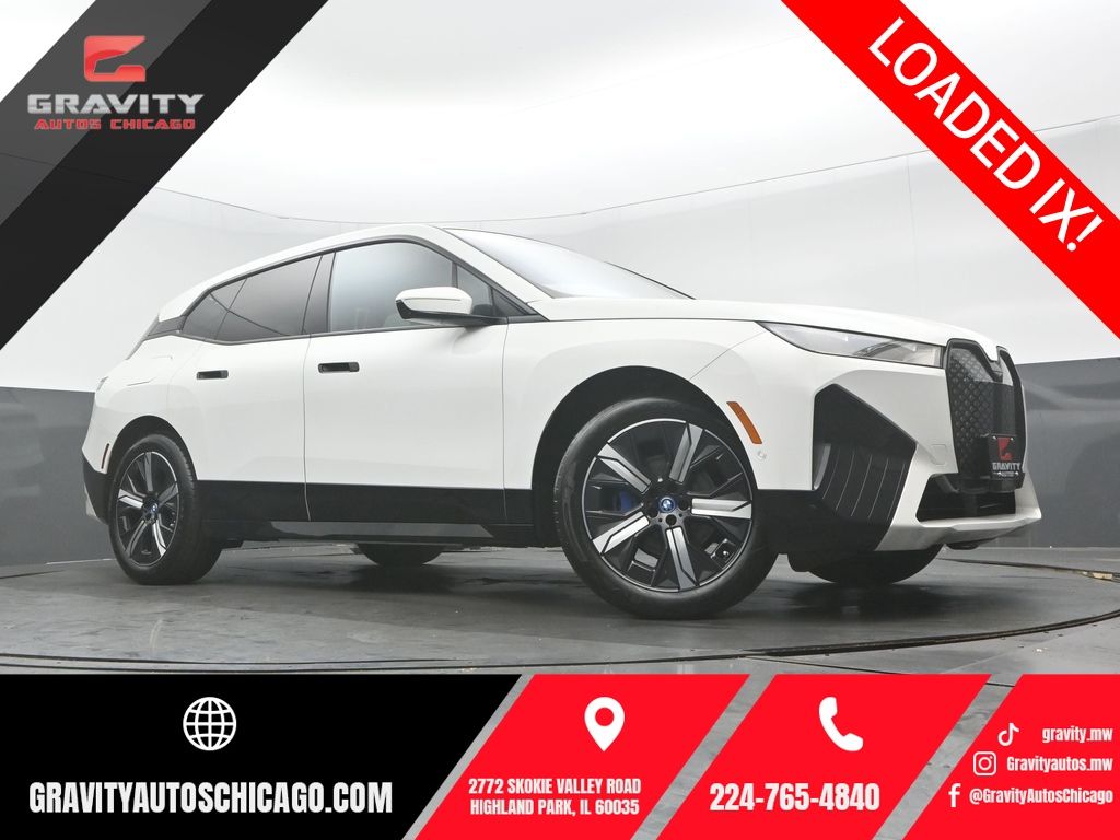 Alpine White 2024 BMW iX SUV / Crossover All-Wheel Drive Automatic