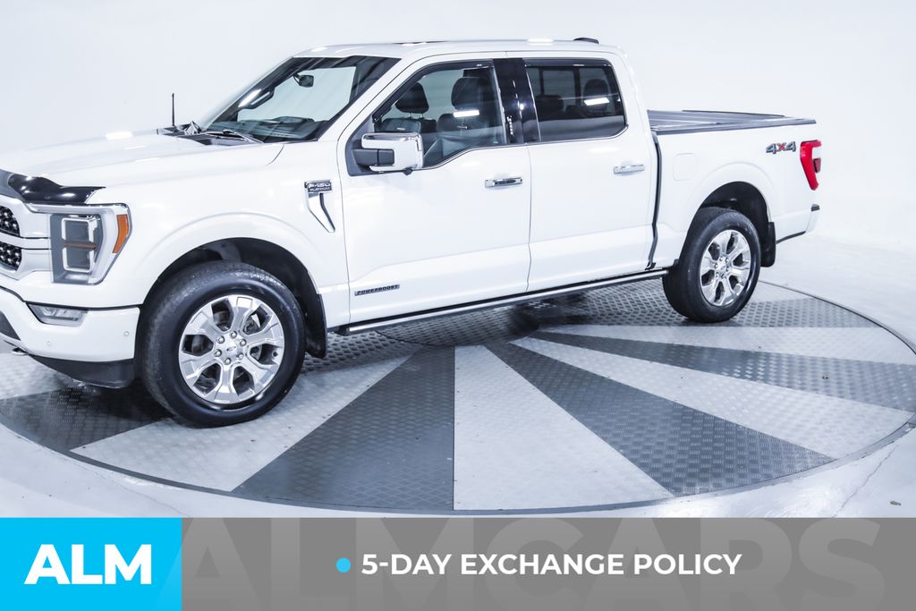 Used 2022 Ford F-150 Platinum with VIN 1FTFW1ED7NFA32233 for sale in Union City, GA