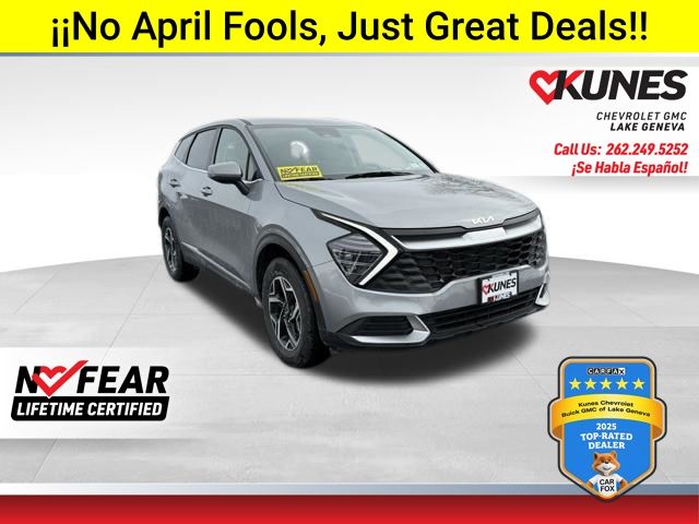 Steel Gray 2025 Kia Sportage LX AWD SUV / Crossover All-Wheel Drive 8-Speed Automatic