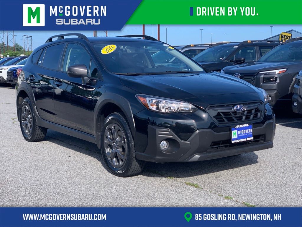 Crystal Black Silica 2022 Subaru Crosstrek SUV / Crossover All-Wheel Drive Continuously Variable Transmission