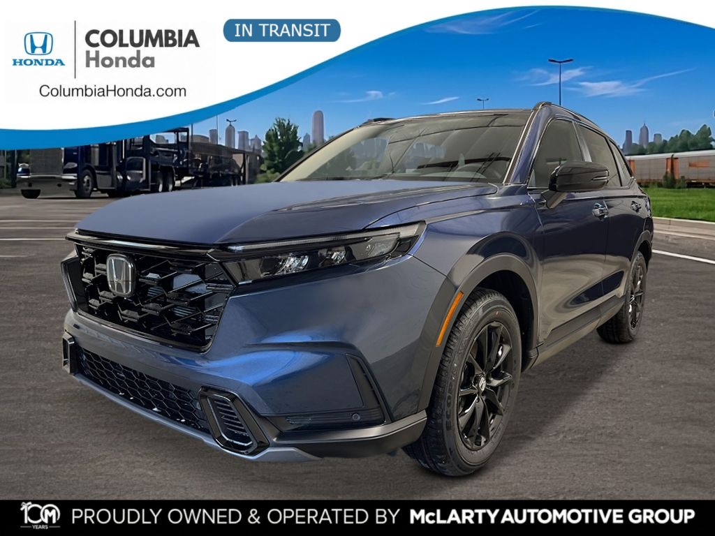 Canyon River Blue Metallic 2026 Honda CR-V Hybrid SUV / Crossover All-Wheel Drive Continuously Variable Transmission
