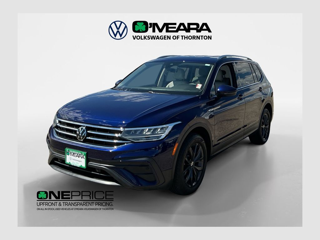 Atlantic Blue Metallic 2024 Volkswagen Tiguan SUV / Crossover All-Wheel Drive 8-Speed Automatic