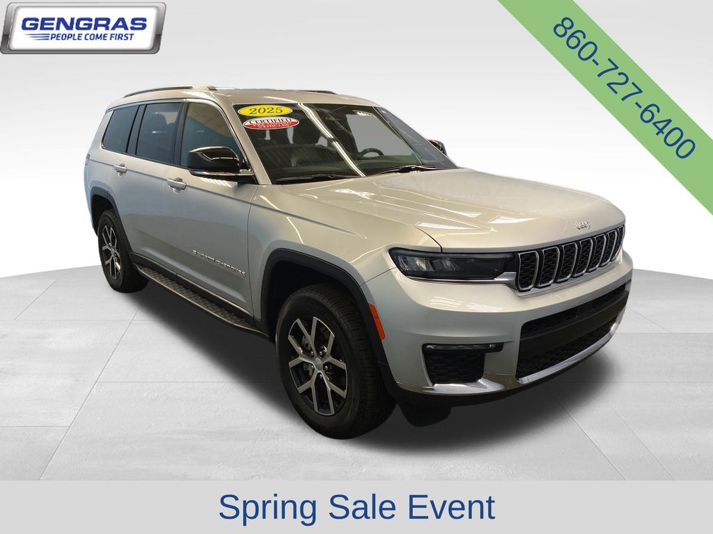 Silver Zynith 2025 Jeep Grand Cherokee L Limited 4WD SUV / Crossover Four-Wheel Drive 8-Speed Automatic
