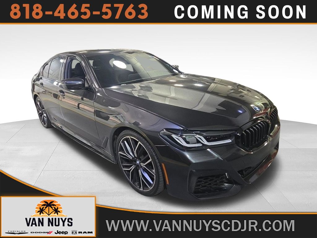 Gray (Dark Graphite Metallic) 2021 BMW 5 Series Sedan Rear-Wheel Drive 8-Speed Automatic