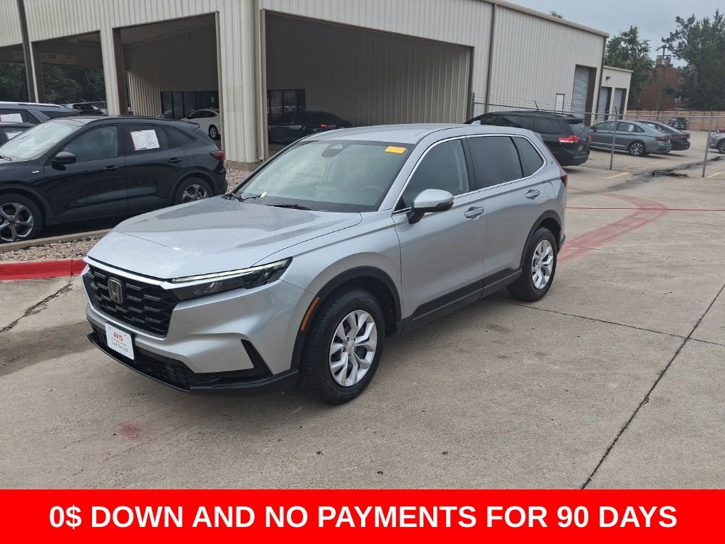 Silver 2025 Honda CR-V LX AWD SUV / Crossover All-Wheel Drive Continuously Variable Transmission