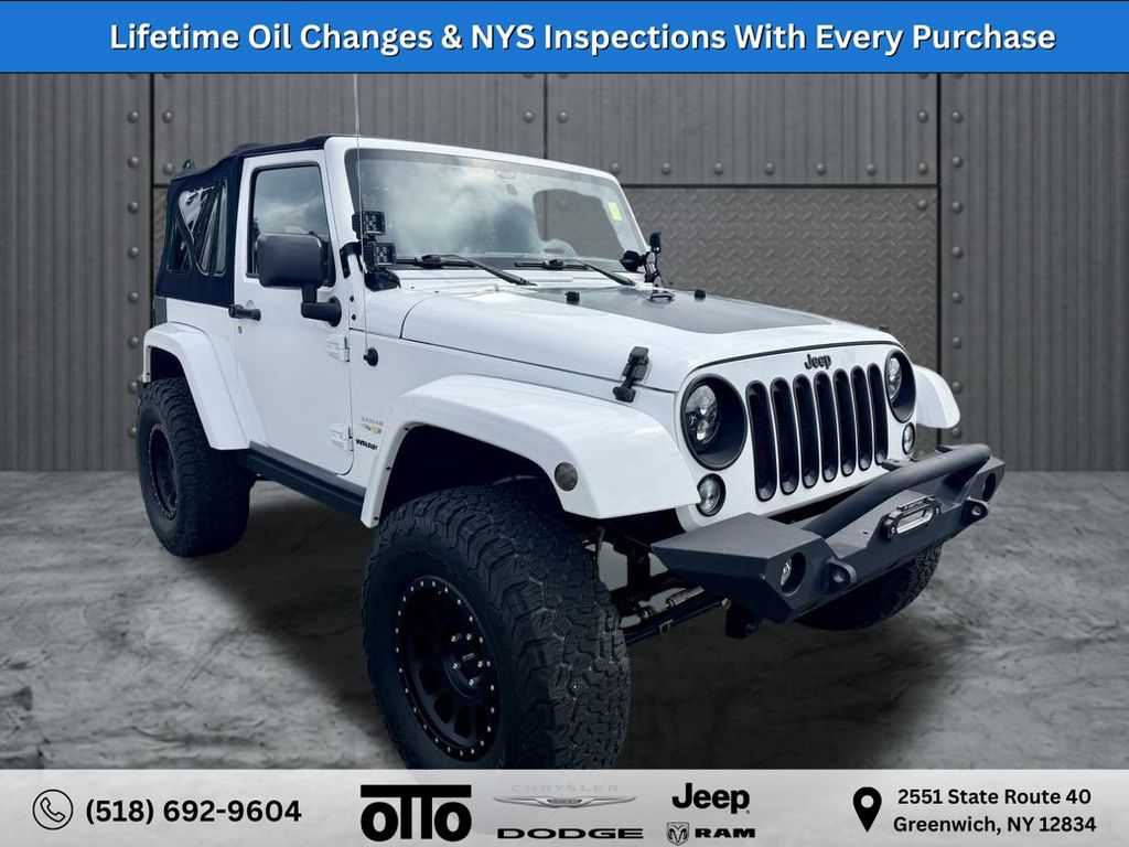 Bright White Clearcoat 2015 Jeep Wrangler SUV / Crossover Four-Wheel Drive 6-Speed Manual