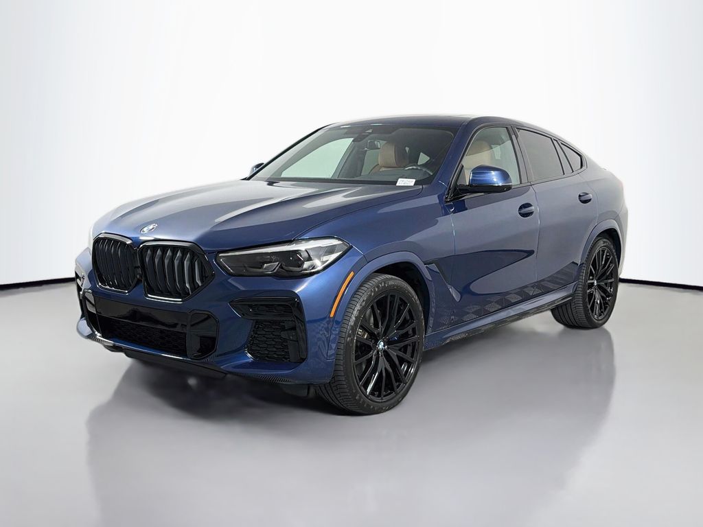 Phytonic Blue Metallic 2023 BMW X6 SUV / Crossover All-Wheel Drive 8-Speed Automatic