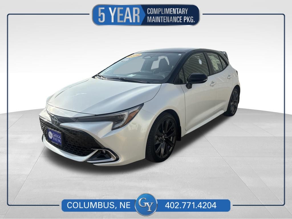Midnight Black Metallic 2026 Toyota Corolla Hatchback Hatchback Front-Wheel Drive Continuously Variable Transmission
